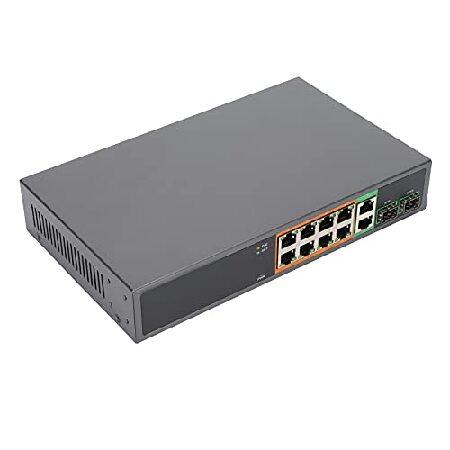 高速配送 Full Gigabit POE Switch,RJ45 IEEE 802.3AF/at 8-Port SFP 150W Network Equipm スイッチングハブ