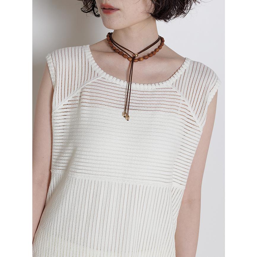 CHIGNON　シニヨン　ウッドビーズフックネックレス　0052-260SH_7