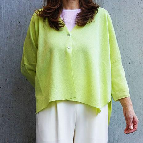 ATELIER SIX アトリエシックス カーディガン きれいめコーデ オフィスカジュアル シンプルシルエット 11267406 | ATELIER SIX