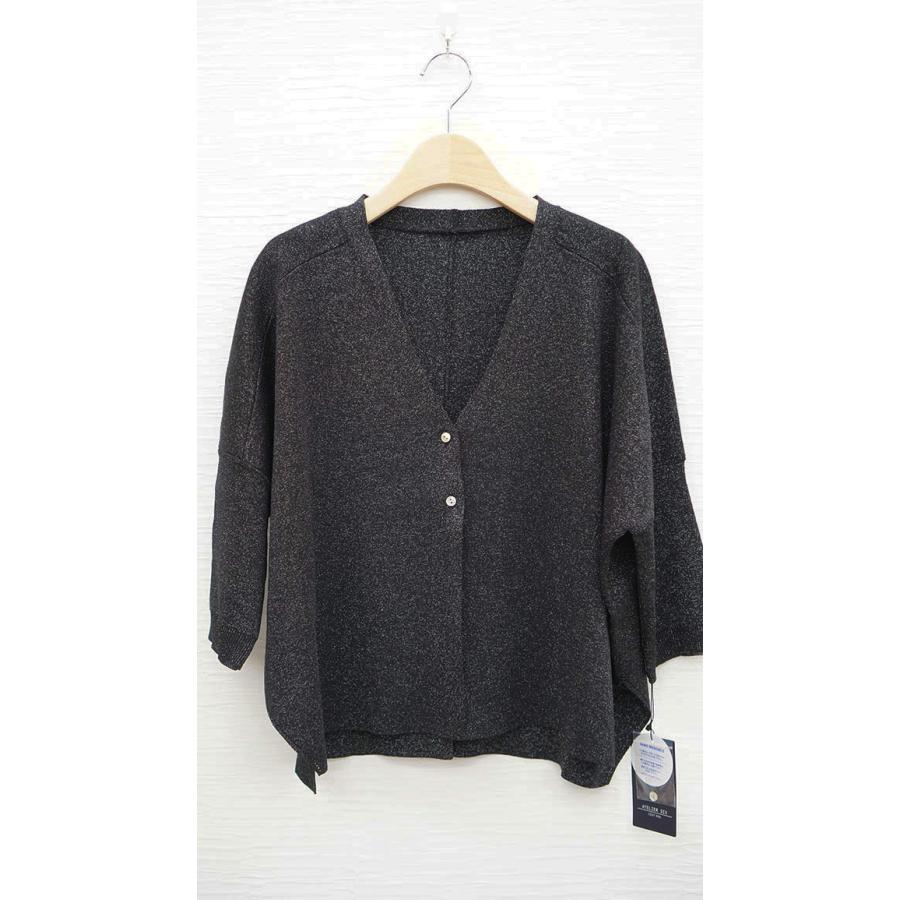 ATELIER SIX アトリエシックス カーディガン きれいめコーデ オフィスカジュアル シンプルシルエット ラメ入り生地 | ATELIER SIX | 11