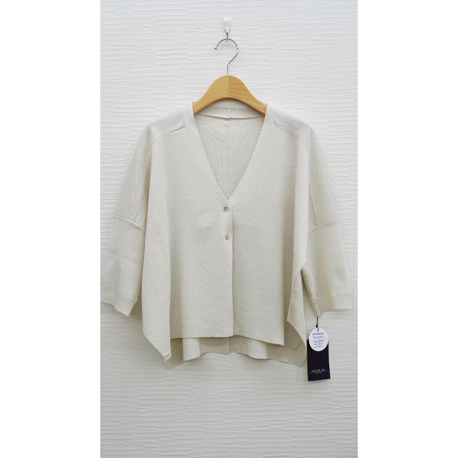 ATELIER SIX アトリエシックス カーディガン きれいめコーデ オフィスカジュアル シンプルシルエット ラメ入り生地 | ATELIER SIX | 09