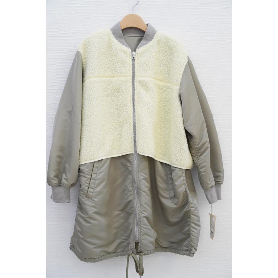 新品 カフネ ボア ドッキング リバーシブルMA1 Cafune（カフネ） ボア 
