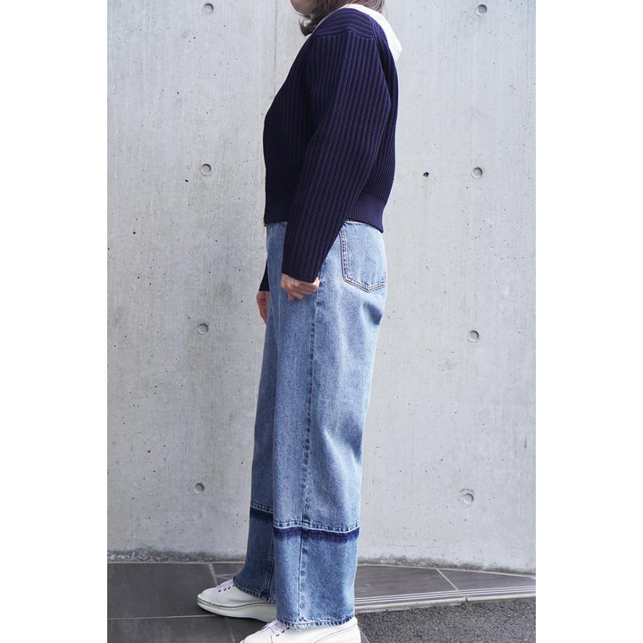 Cafune 20%OFF cafune カフネ ダメージ加工ワイドデニムパンツ 38SIZE  