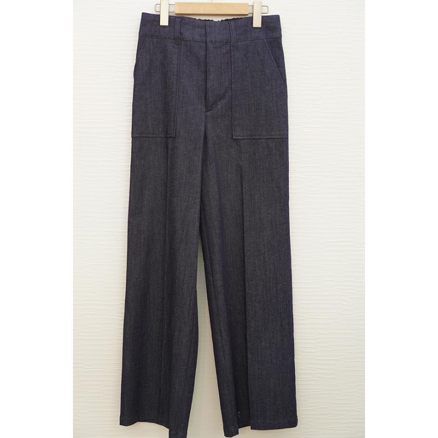 【30％OFF】PASSIONE パシオーネ　センタープリーツ レディース デニムパンツ　426603 | PASSIONE | 09
