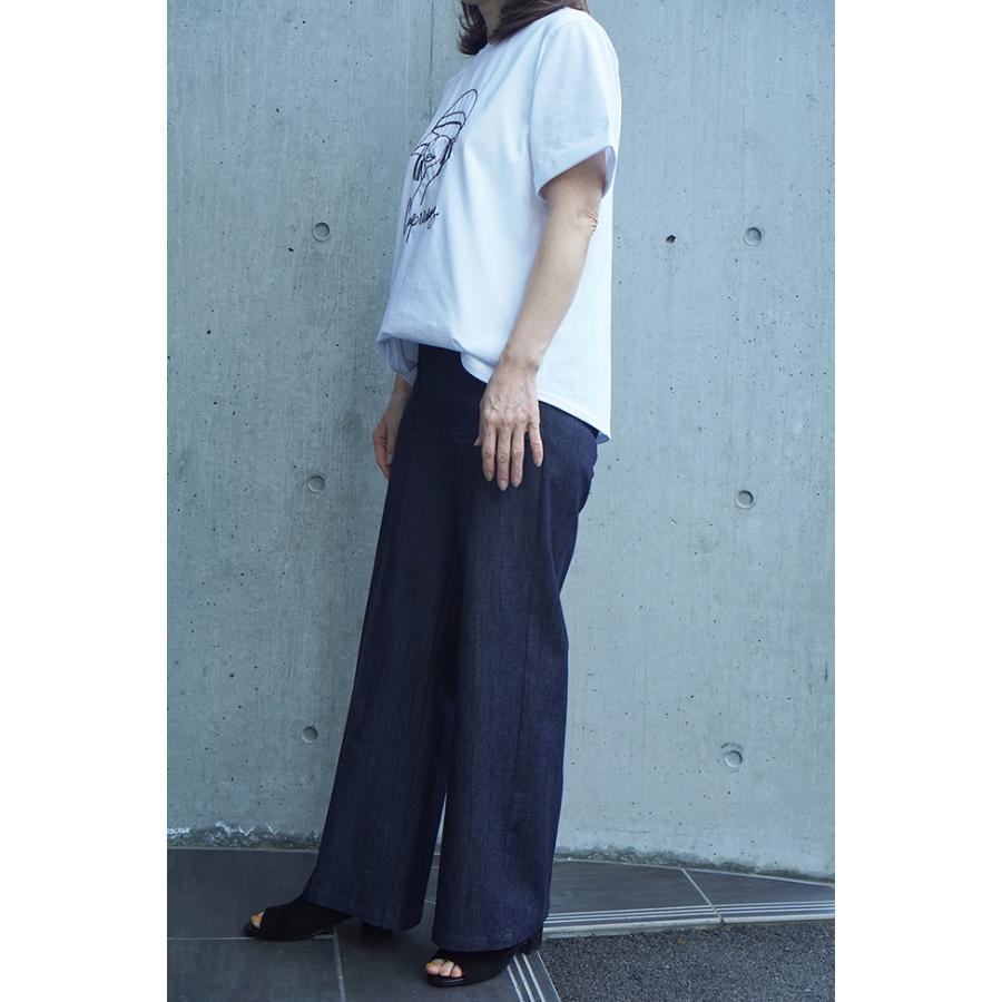 【30％OFF】PASSIONE パシオーネ　センタープリーツ レディース デニムパンツ　426603 | PASSIONE | 07