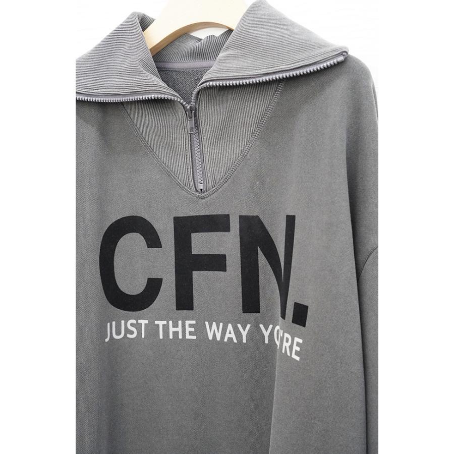 【30％OFF】Cafune カフネ プリントロゴ ハーフジップトレーナー 436965 |  | 05