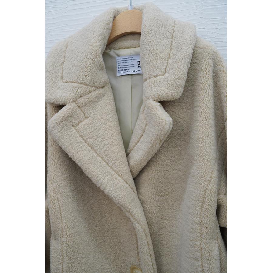 PASSIONE（パシオーネ） スライバーモッサテディベアコート 446410