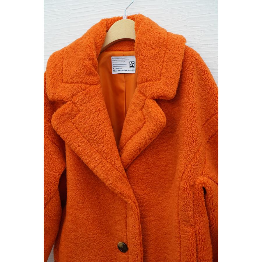 PASSIONE（パシオーネ） スライバーモッサテディベアコート 446410