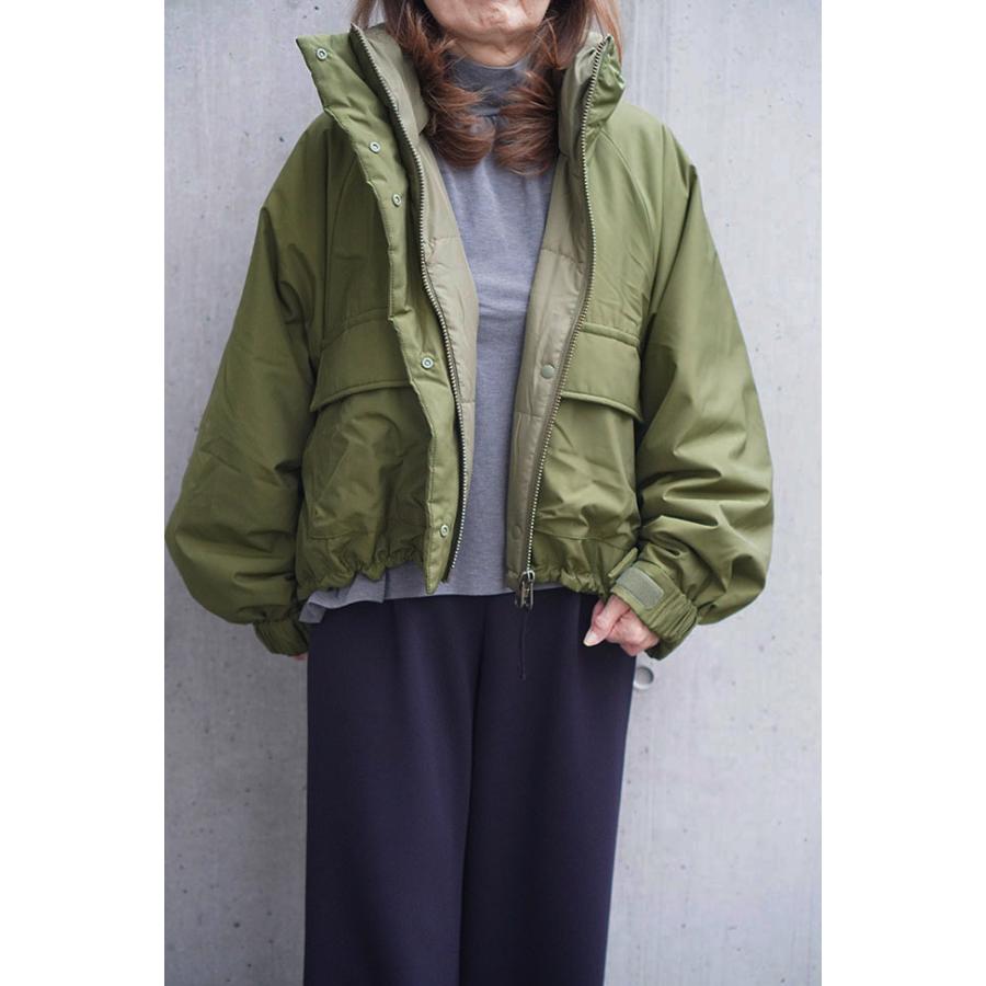 PASSIONE（パシオーネ） リバーシブル ショート丈中綿ブルゾン