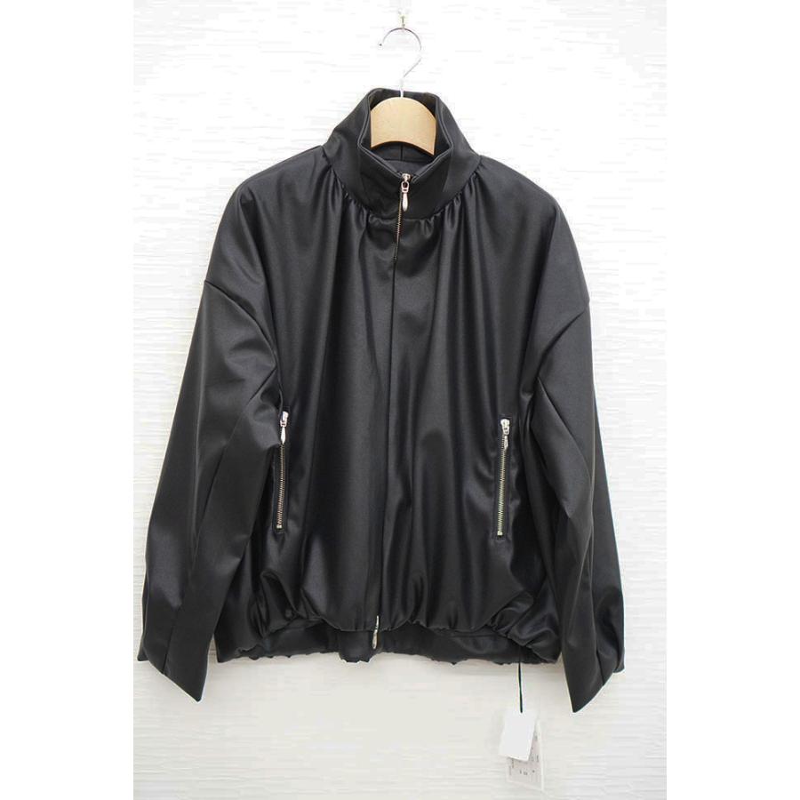 MARIED'OR（マリードール） エコレザーハイネックボリュームギャザー