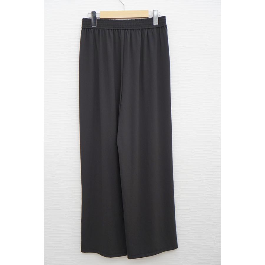 Cafune（カフネ） ジョーゼット素材 リラックスワイドパンツ 515620