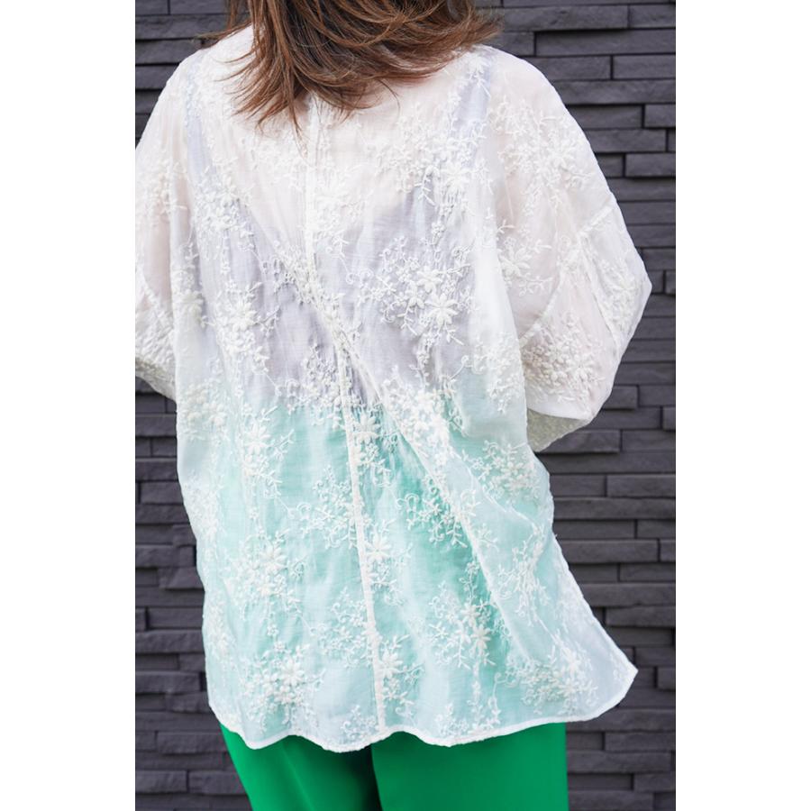 【30％OFF】Cafune カフネ 花柄レース シャツブラウス 春夏シーズン 515905 | Cafune | 02