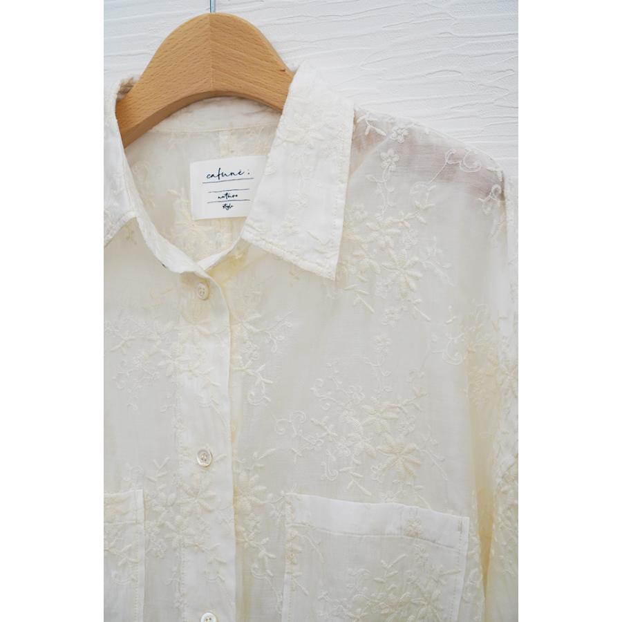 【30％OFF】Cafune カフネ 花柄レース シャツブラウス 春夏シーズン 515905 | Cafune | 07