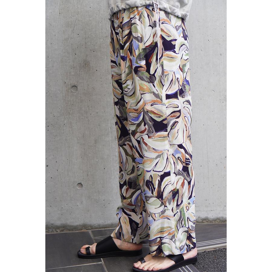 【20％OFF】PASSIONE パシオーネ レディース ワイドパンツ プリントパンツ 春夏秋シーズン リラックススタイル 516633 ...
