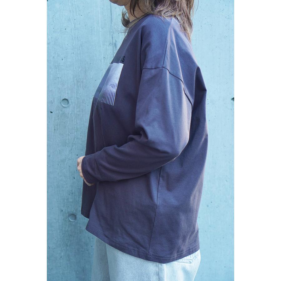 【20％OFF】PASSIONE パシオーネ レディース プリントロゴ ロングカットソ― 長袖カットソー 春秋シーズン 516957 | PASSIONE | 01