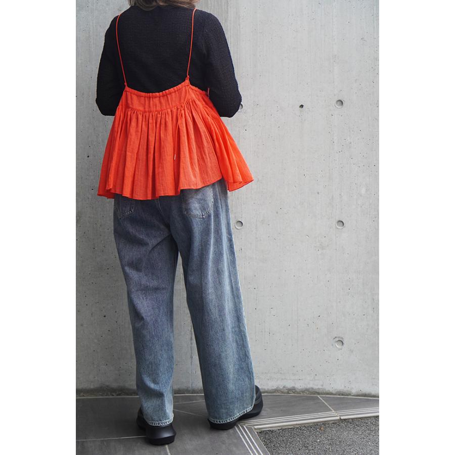 【30％OFF】Cafune カフネ コットン素材 ギャザービスチェ 春夏シーズン 525911 | Cafune | 02