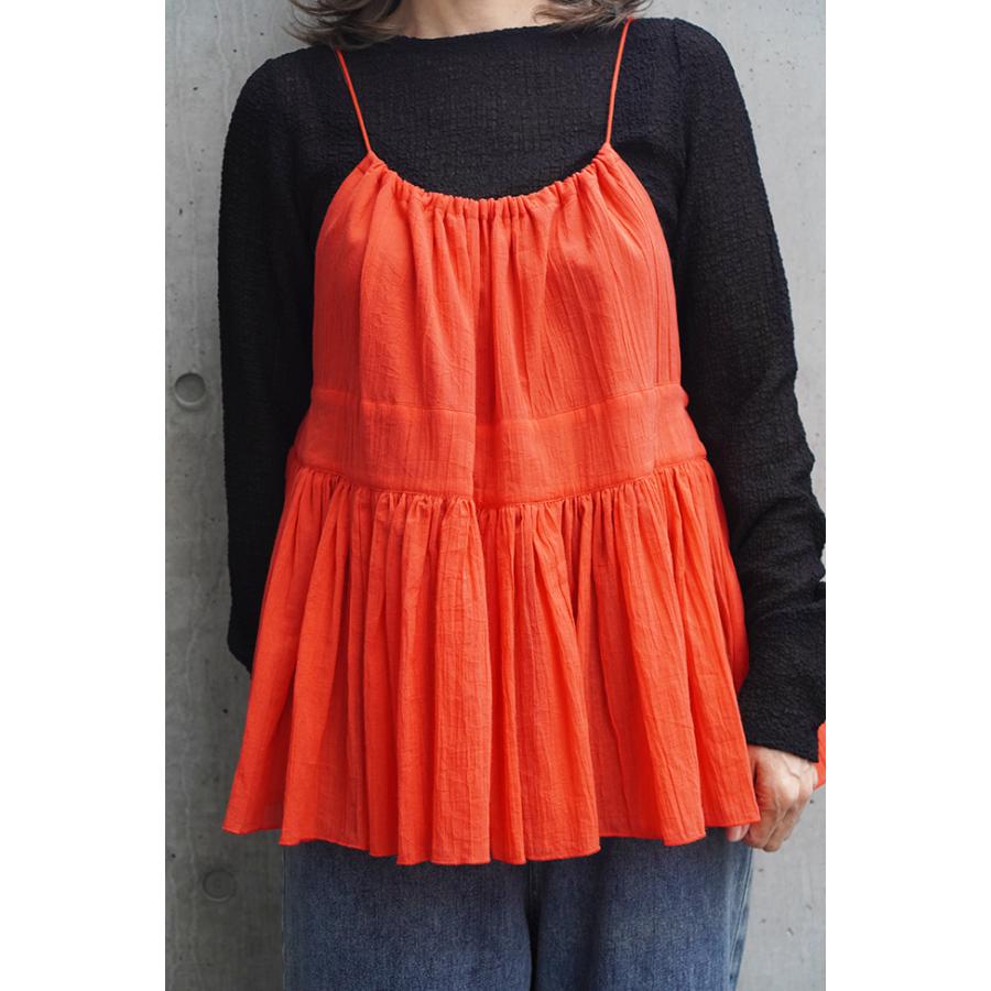 【30％OFF】Cafune カフネ コットン素材 ギャザービスチェ 春夏シーズン 525911 | Cafune | 04