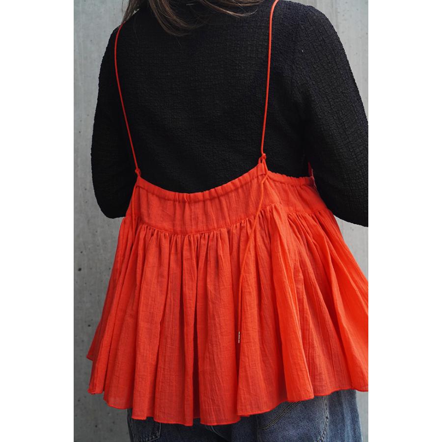 【30％OFF】Cafune カフネ コットン素材 ギャザービスチェ 春夏シーズン 525911 | Cafune | 06