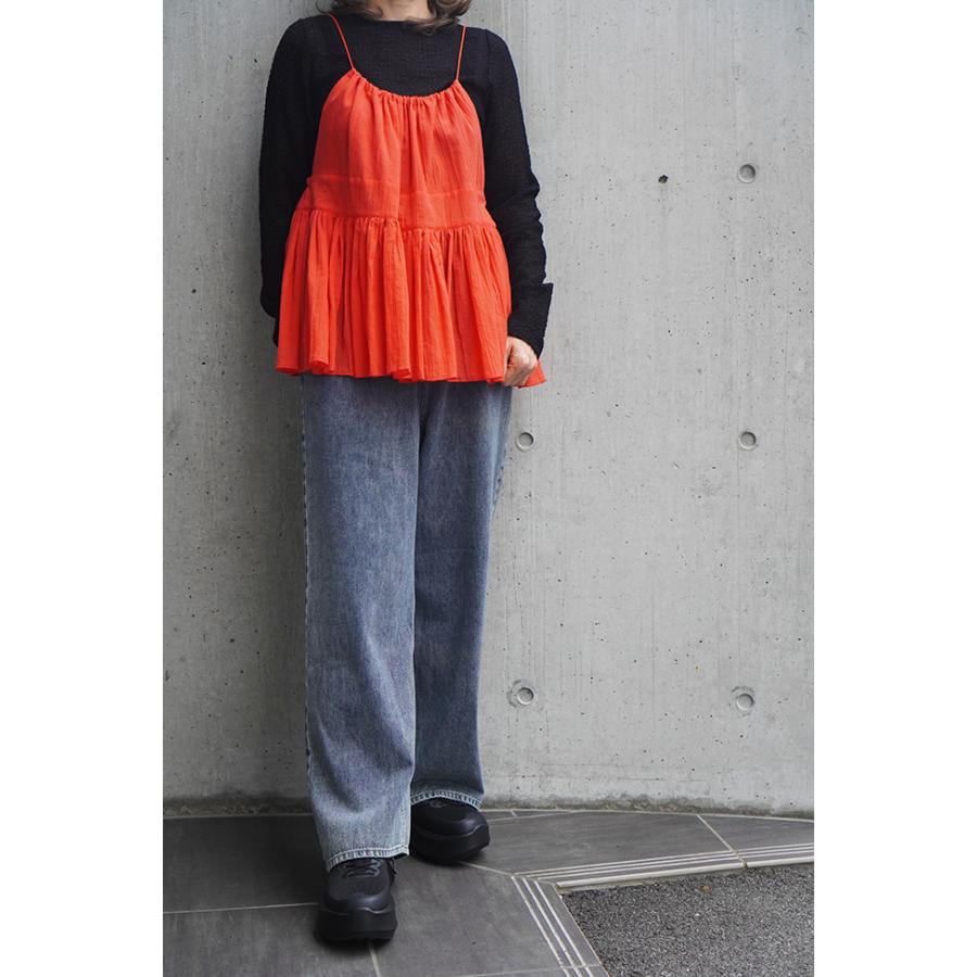 【30％OFF】Cafune カフネ コットン素材 ギャザービスチェ 春夏シーズン 525911 | Cafune | 01