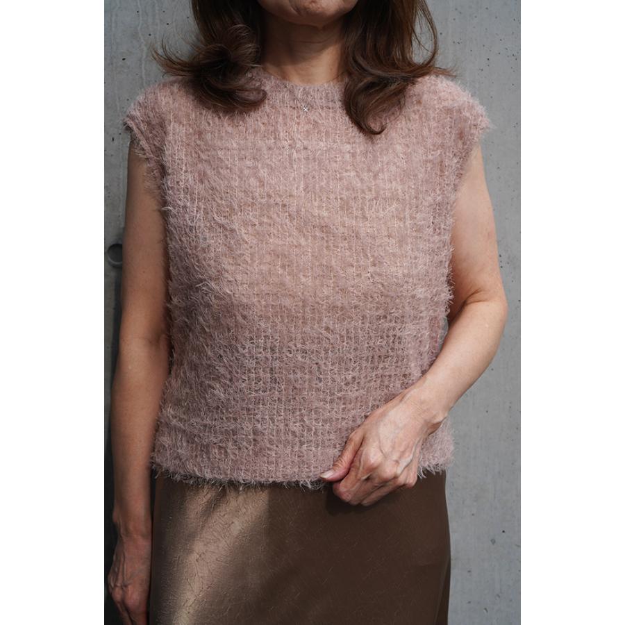 【30％OFF】Cafune　カフネ　フェザー×チュール　フレンチスリーブ　プルオーバー　535906 | Cafune | 03