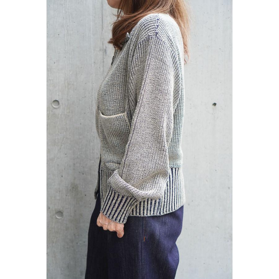 【30％OFF】Cafune カフネ ステンカラーニットジャケット 535965 |  | 04
