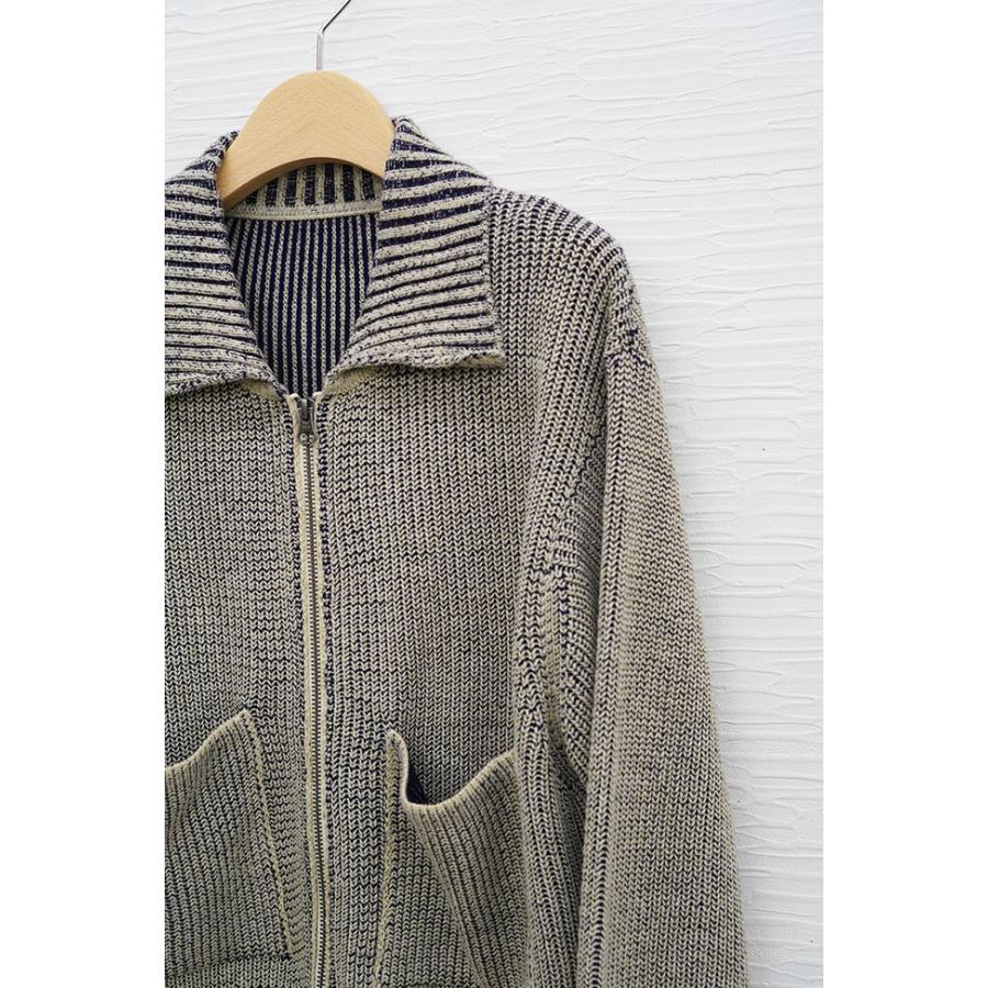 【30％OFF】Cafune カフネ ステンカラーニットジャケット 535965 |  | 07