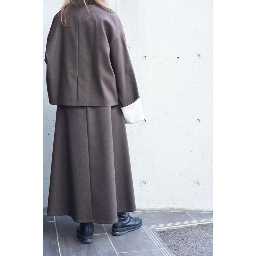 ☆新品☆パシオーネ ホワイト 起毛素材 ジップアップ ノーカラージャケット PASSIONE（パシオーネ） 【30％OFF】PASSIONE ノーカラージャケット