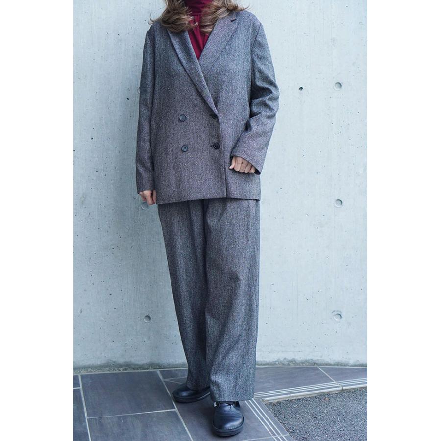 PASSIONE（パシオーネ） PASSIONE｜パシオーネ タック ワイドパンツ