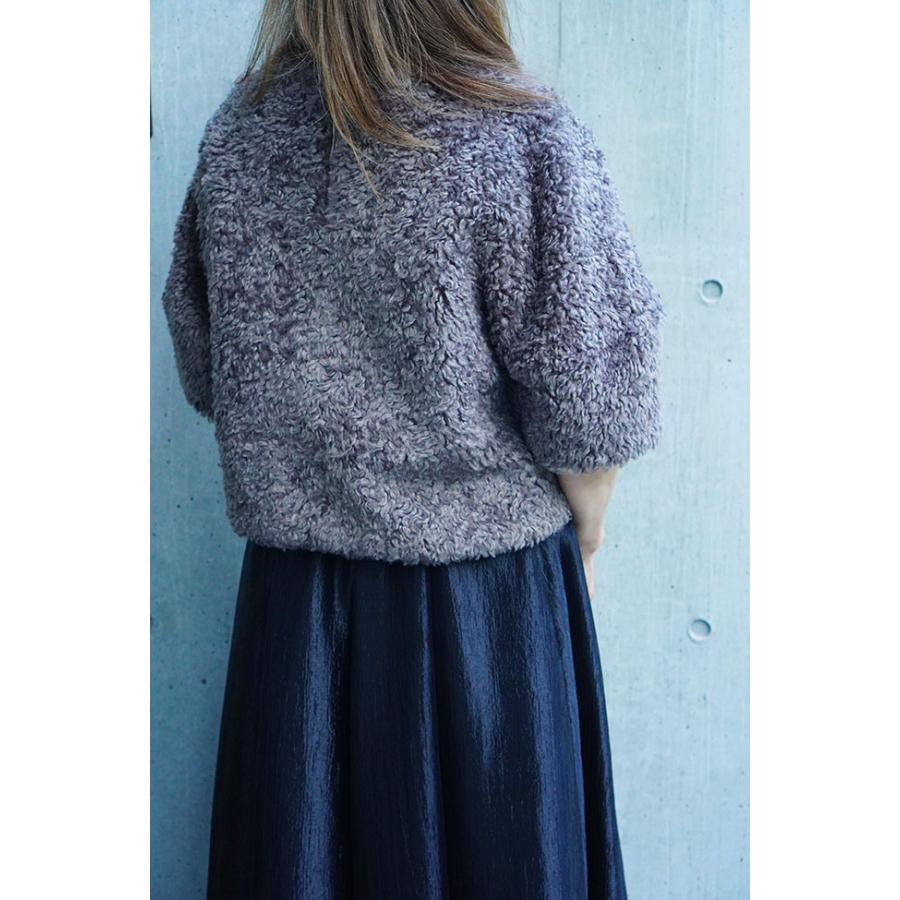 PASSIONE パシオーネ プードルボア 五分袖プルオーバー レディースボア プルオーバー 2025AW 536951 | PASSIONE | 02