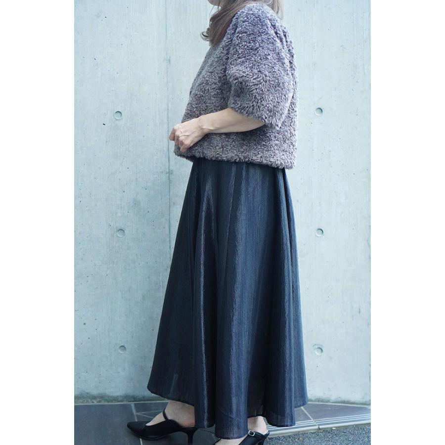 PASSIONE パシオーネ プードルボア 五分袖プルオーバー レディースボア プルオーバー 2025AW 536951 | PASSIONE | 04