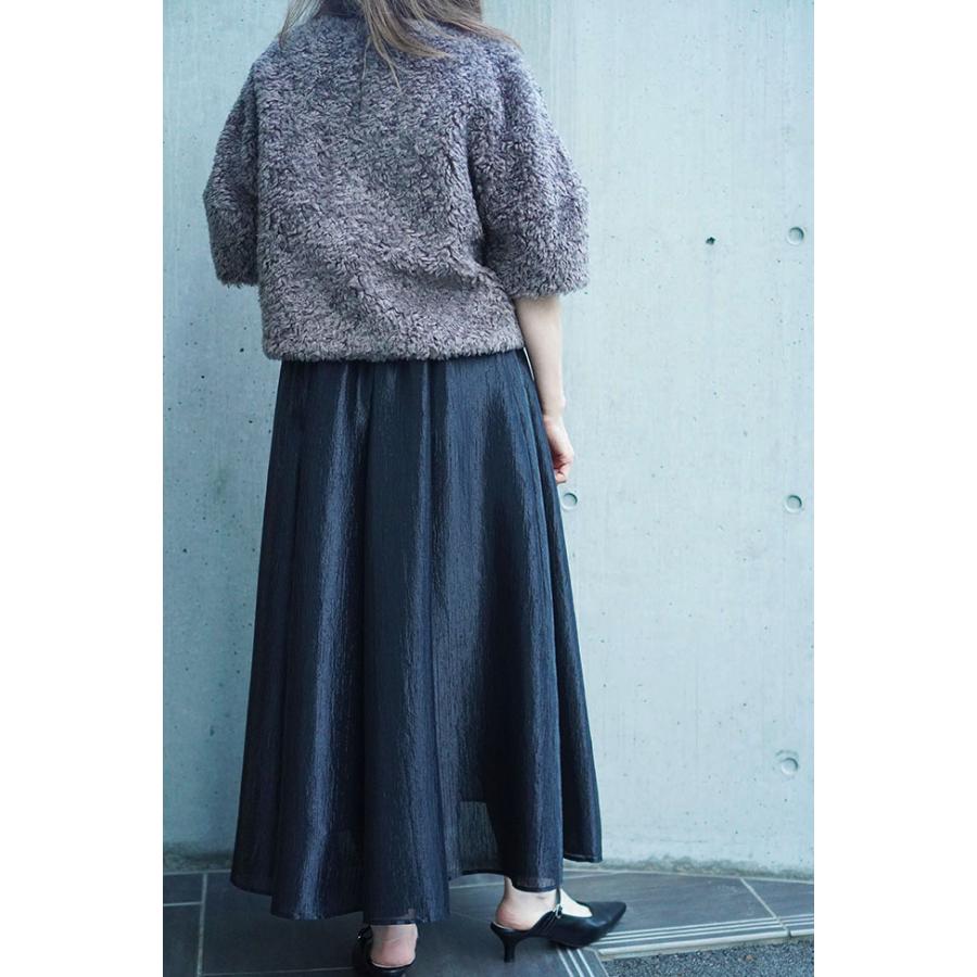 PASSIONE パシオーネ プードルボア 五分袖プルオーバー レディースボア プルオーバー 2025AW 536951 | PASSIONE | 05