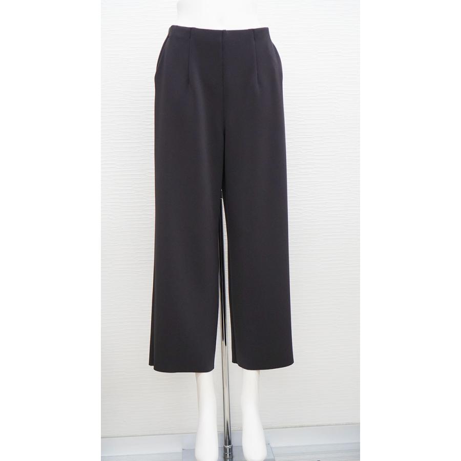 FONTANA GRANDE ストレッチ ストレートワイドパンツ レディース 大人フェミニン きれいめファッション 30代 40代 50代 60代 オールシーズン | FONTANA GRANDE | 10