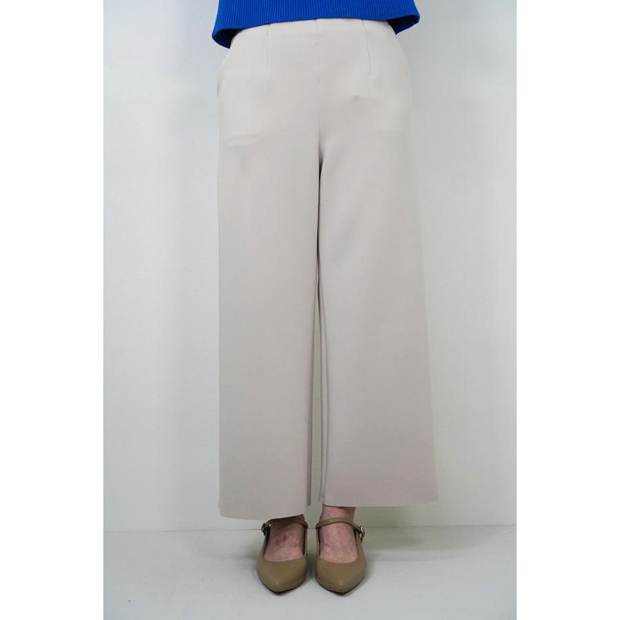 FONTANA GRANDE ストレッチ ストレートワイドパンツ レディース 大人フェミニン きれいめファッション 30代 40代 50代 60代 オールシーズン | FONTANA GRANDE | 01