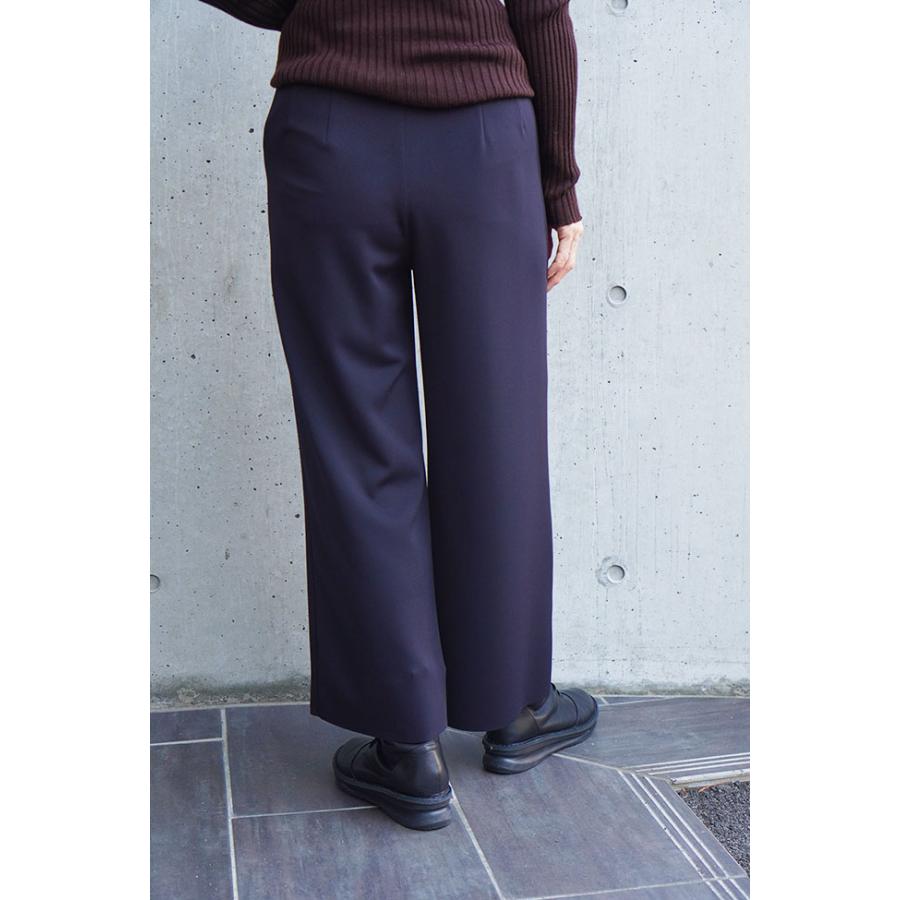 FONTANA GRANDE ストレッチ ストレートワイドパンツ レディース 大人フェミニン きれいめファッション 30代 40代 50代 60代 オールシーズン | FONTANA GRANDE | 05