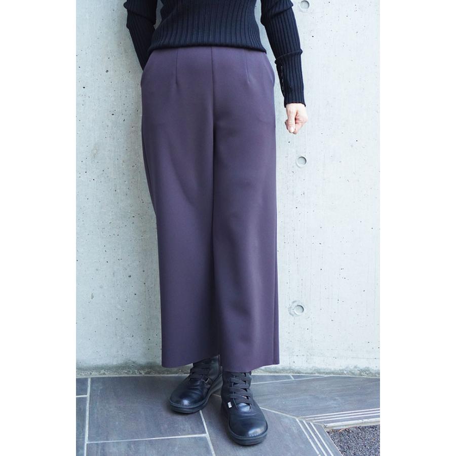 FONTANA GRANDE ストレッチ ストレートワイドパンツ レディース 大人フェミニン きれいめファッション 30代 40代 50代 60代 オールシーズン | FONTANA GRANDE | 06