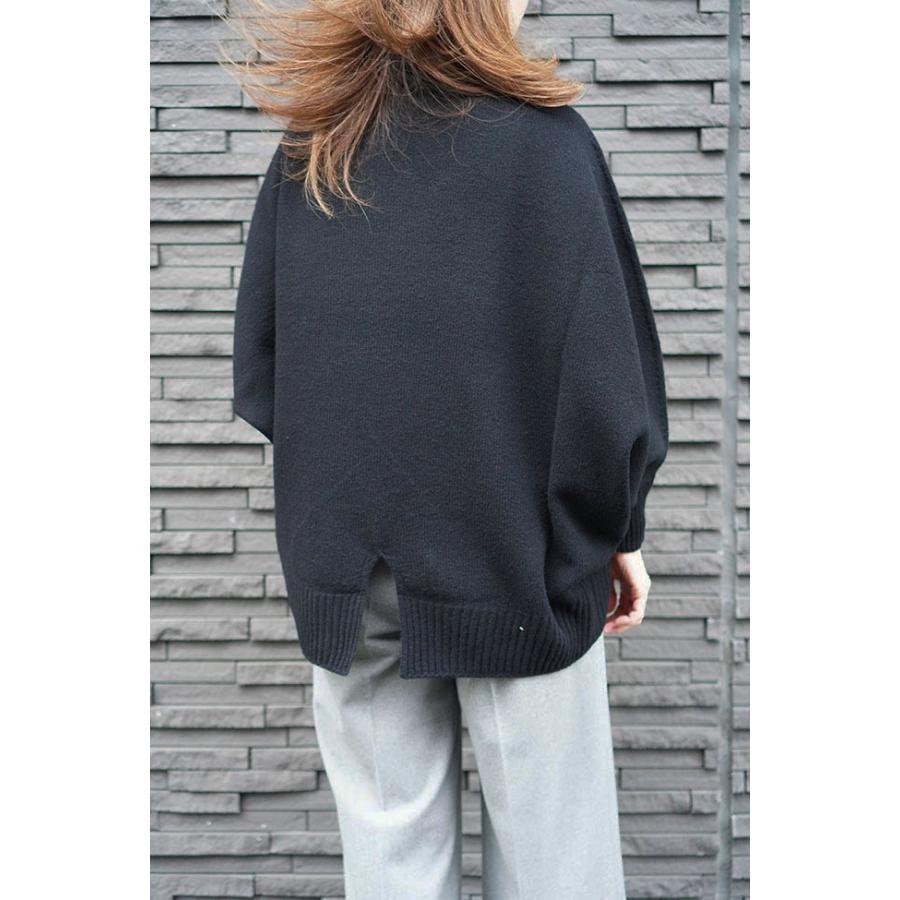 Cafune（カフネ） ドルマンスリーブ ハイネックニットセーター
