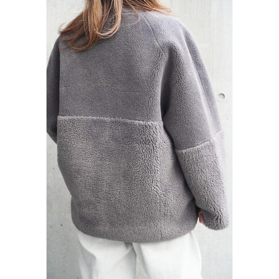 PASSIONE パシオーネ リバーシブル ノーカラーボアジャケット レディースジャケット ボアジャケット 54611 | PASSIONE | 01