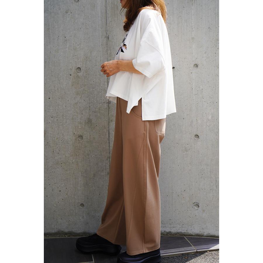 PASSIONE パシオーネ ドロップショルダー ビーグルロゴ