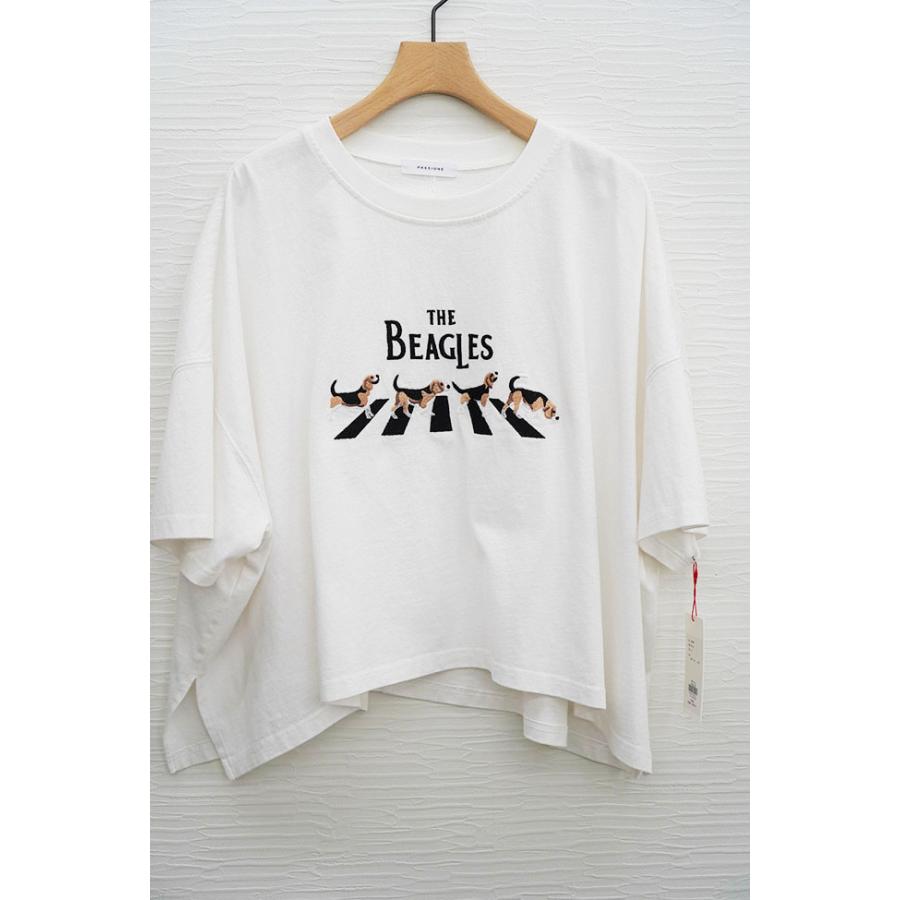 PASSIONE パシオーネ ドロップショルダー ビーグルロゴ