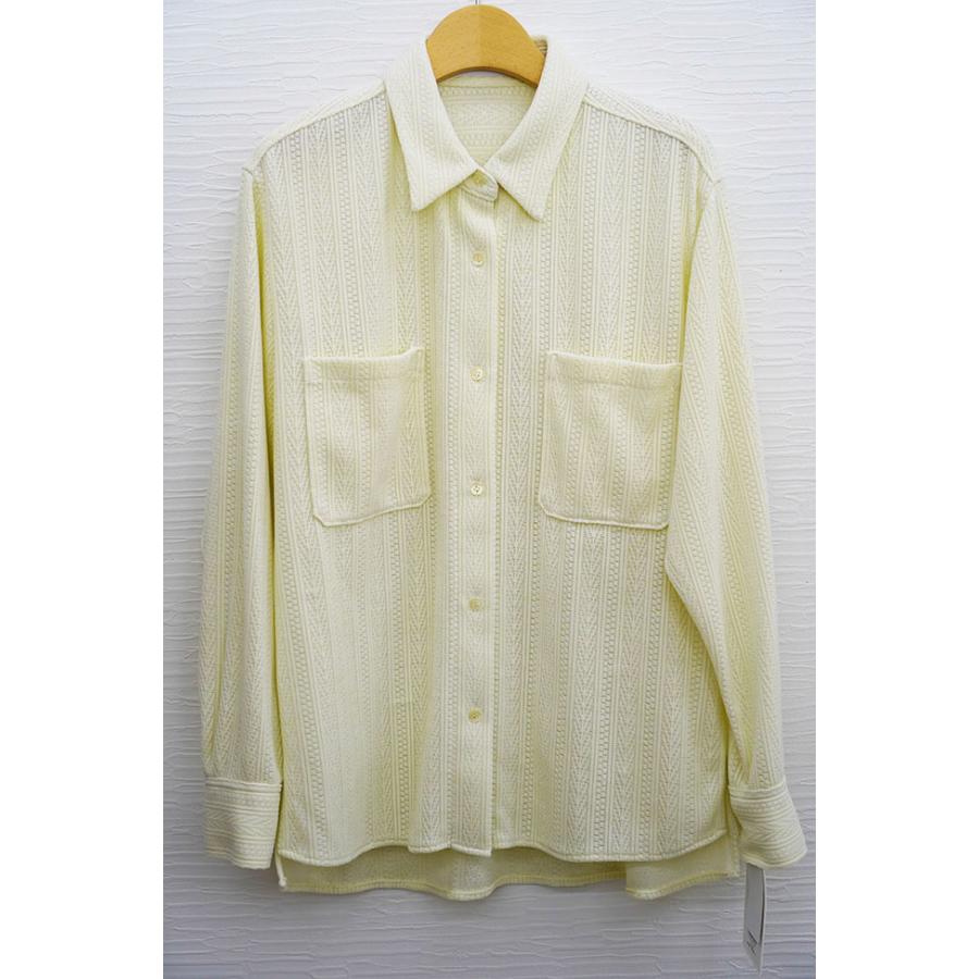 PASSIONE パシオーネ モールジャガードシャツ レディースシャツブラウス 厚手シャツブラウス 秋冬シャツブラウス 546955 | PASSIONE | 06