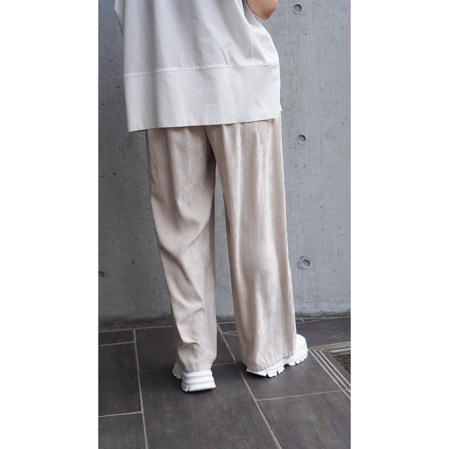 cafune カフネ イージー ワイドパンツ レディース 春夏秋 ピーチスキン加工 全2色フリーサイズ 615623 | Cafune | 02