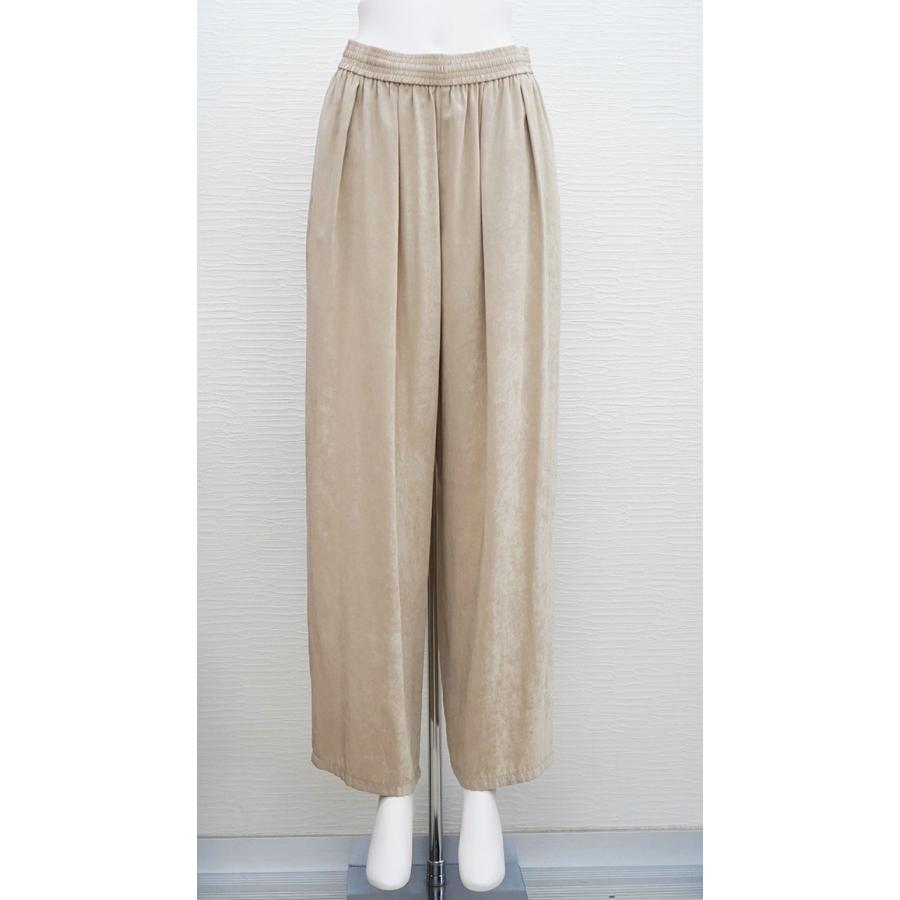 cafune カフネ イージー ワイドパンツ レディース 春夏秋 ピーチスキン加工 全2色フリーサイズ 615623 | Cafune | 06