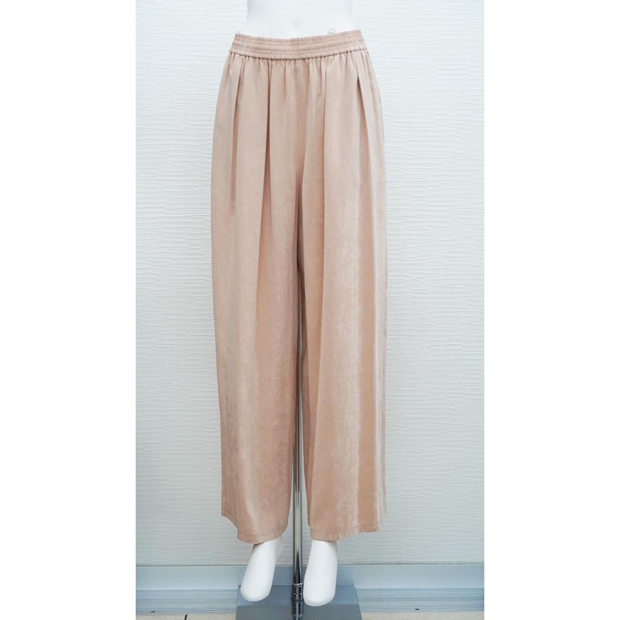 cafune カフネ イージー ワイドパンツ レディース 春夏秋 ピーチスキン加工 全2色フリーサイズ 615623 | Cafune | 07