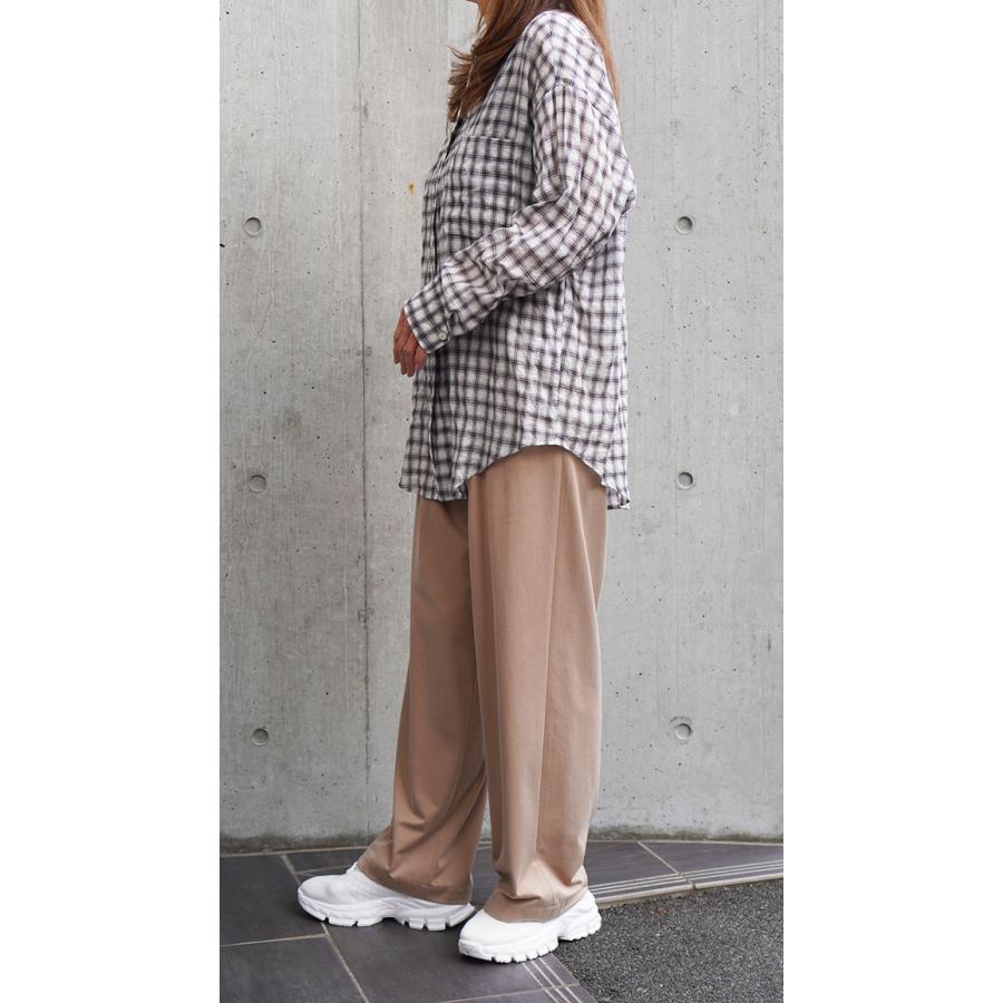 cafune カフネ レディース シャツブラウス シアー素材 春夏シーズン カジュアルコーデ 615902 | Cafune | 02