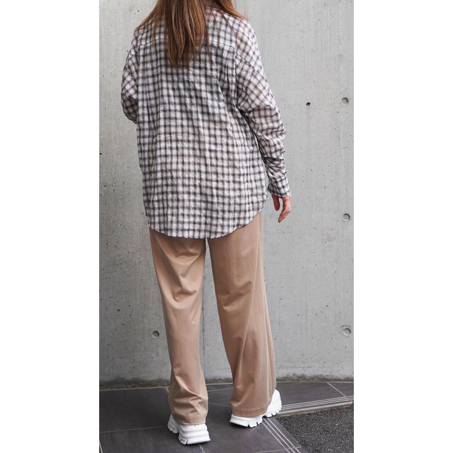 cafune カフネ レディース シャツブラウス シアー素材 春夏シーズン カジュアルコーデ 615902 | Cafune | 03