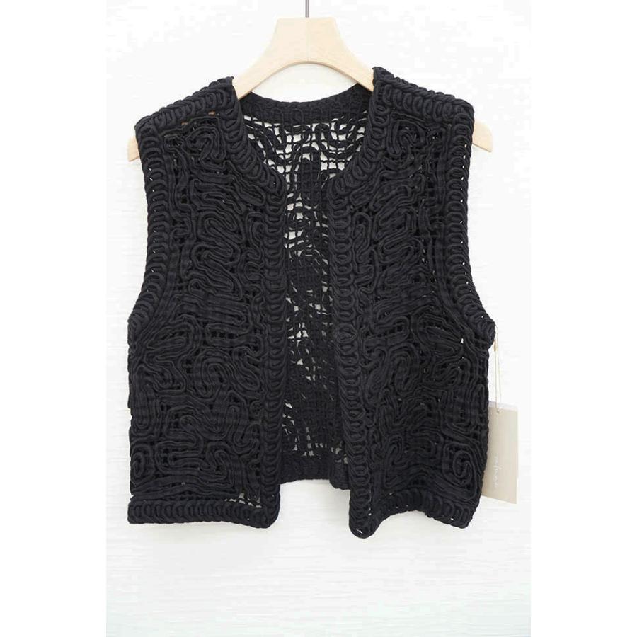 【30％OFF】cafune カフネ メッシュジレ レディース 春夏 ショート丈 全2色フリーサイズ 615919 | Cafune | 07