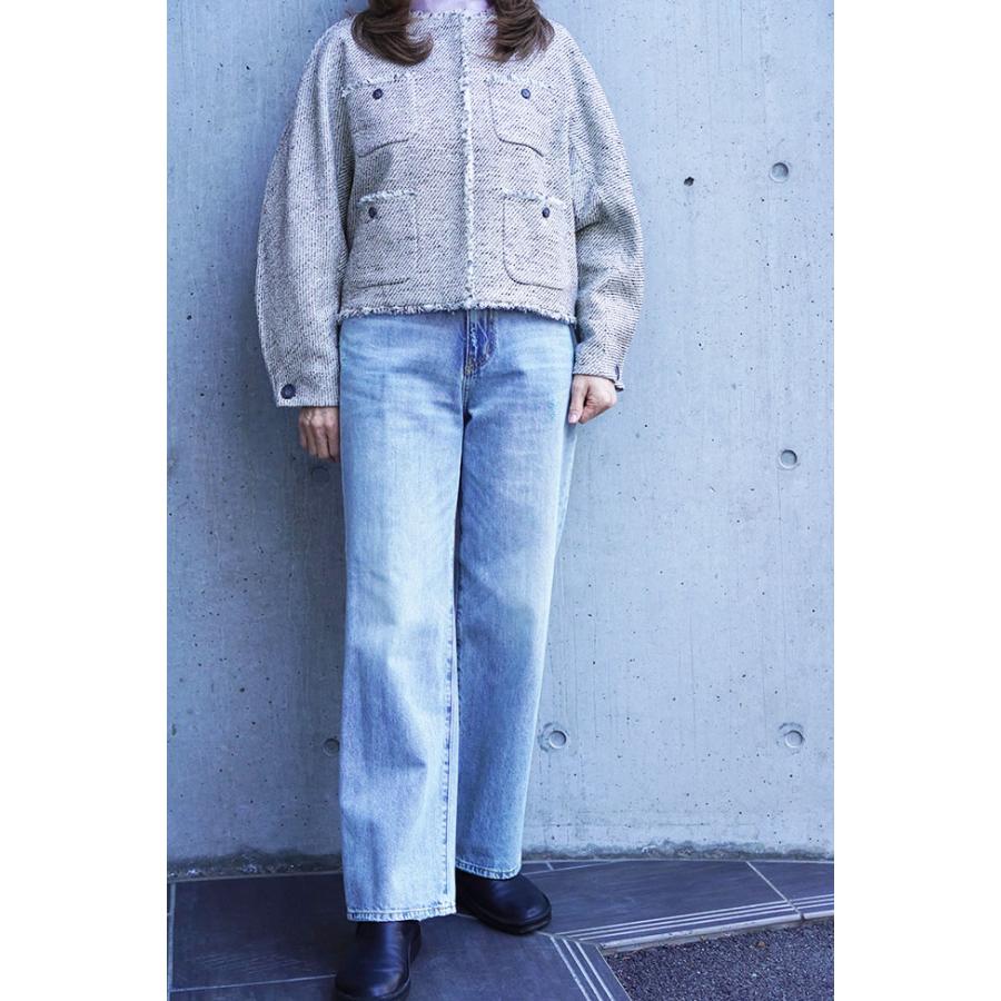 PASSIONE パシオーネ レディース ノーカラー ツイードジャケット オケージョンスタイル 616404 | PASSIONE | 05