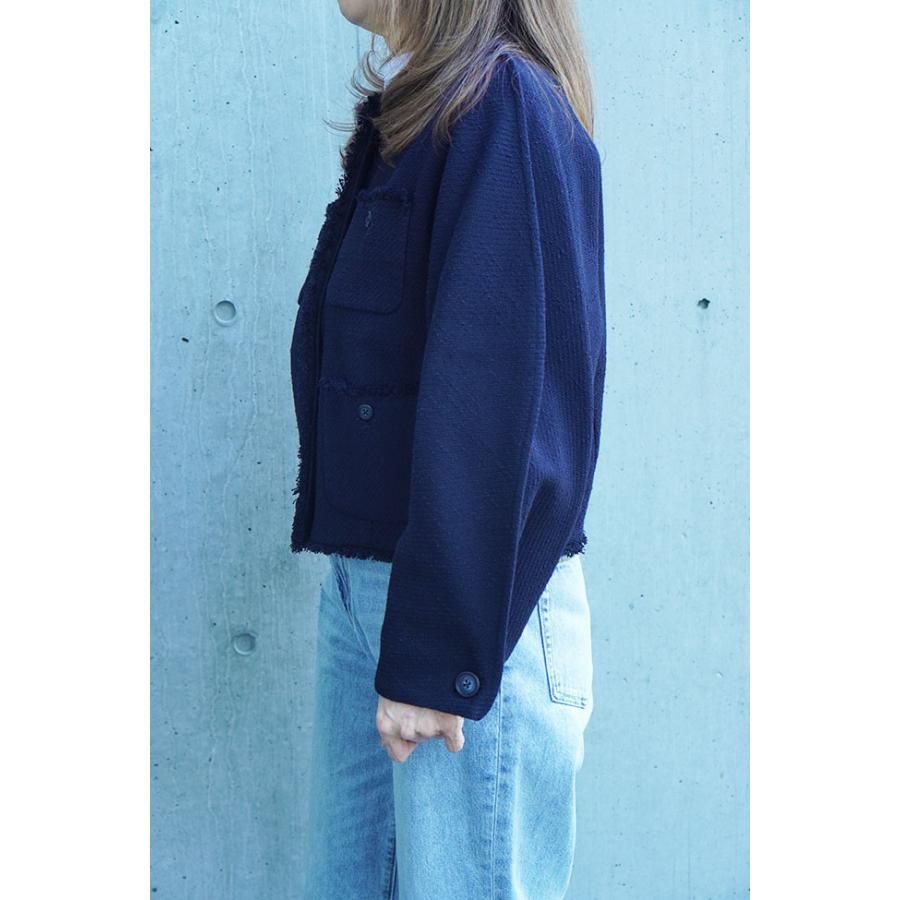 PASSIONE パシオーネ レディース ノーカラー ツイードジャケット オケージョンスタイル 616404 | PASSIONE | 07