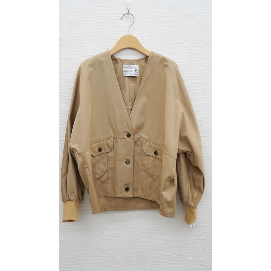 PASSIONE パシオーネ ノーカラージャケット  デニム ミリタリー 春秋シーズン 全4色 カーキ ベージュ ブリーチデニム インディゴデニム 616432 | PASSIONE | 14