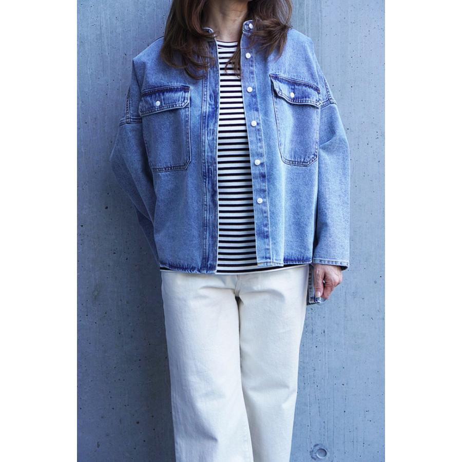 PASSIONE パシオーネ レディース ワイドシルエット デニムシャツ 春秋冬シーズン 616413 | PASSIONE